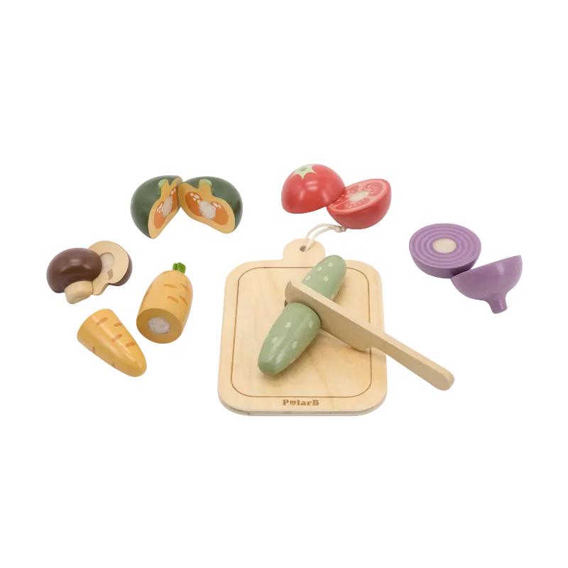 Cutting Vegetables Wooden Set, Learning SPACE
