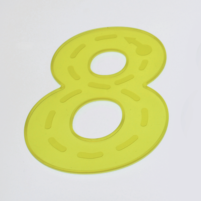 Silishapes® Trace Numbers Yellow - Pack of 10