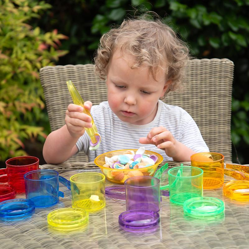 Translucent Colour Tweezers - Pk12, Learning SPACE