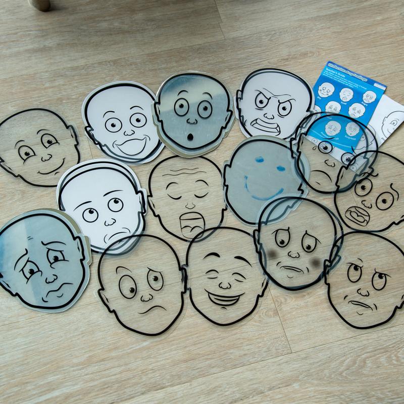 Understanding Feelings Facial Expressions Pack, Flash Cards Learning SPACE