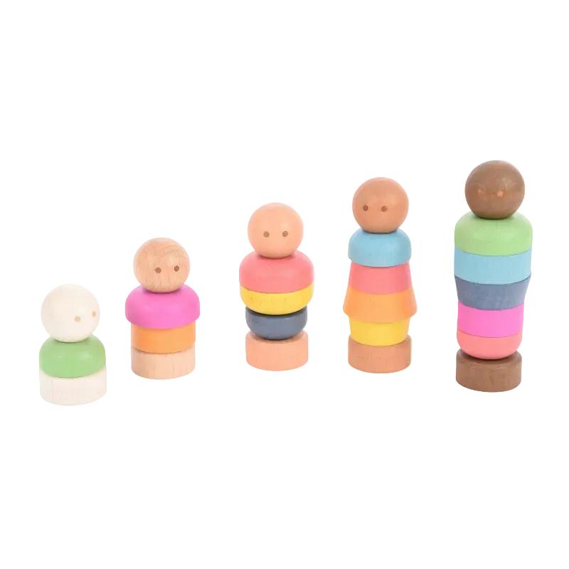 Rainbow Community People - Pk5 / 25 pieces, Learning SPACE