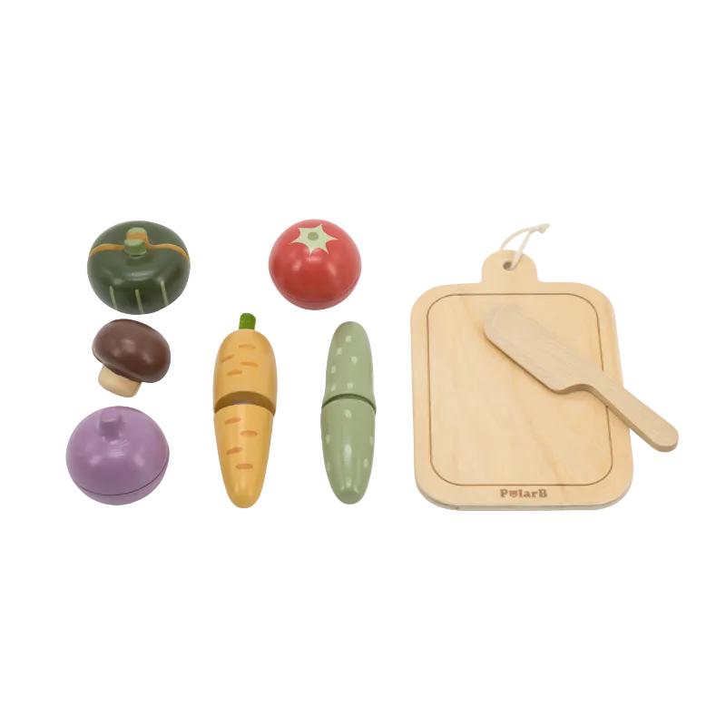 Cutting Vegetables Wooden Set, Learning SPACE