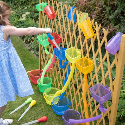 Translucent Colour Bucket Set - Pk6, Pool, Water & Sand Toys Learning SPACE