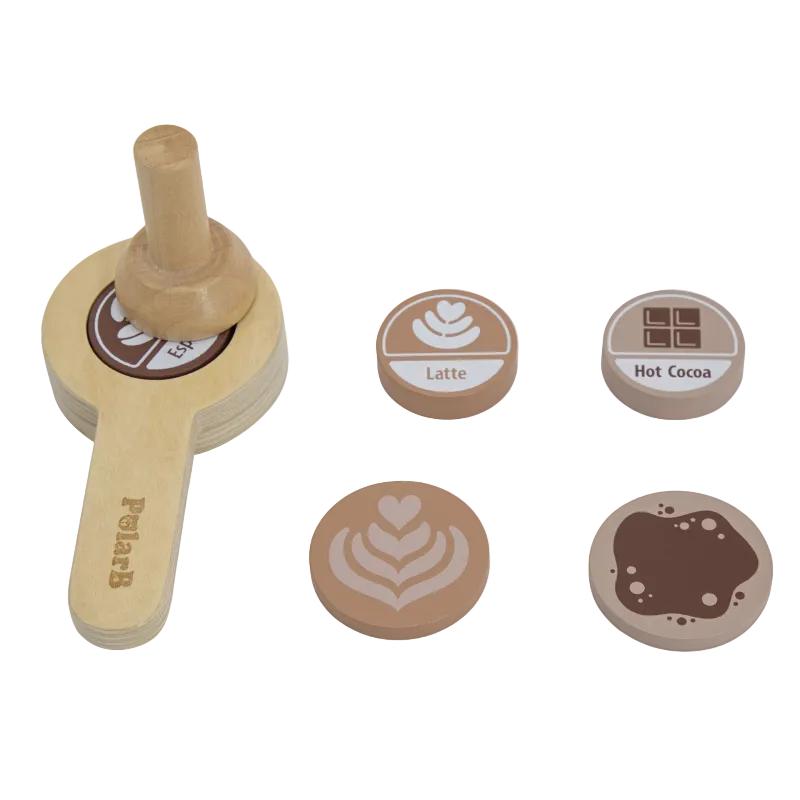 Coffee Machine Set Wooden Toy, Learning SPACE