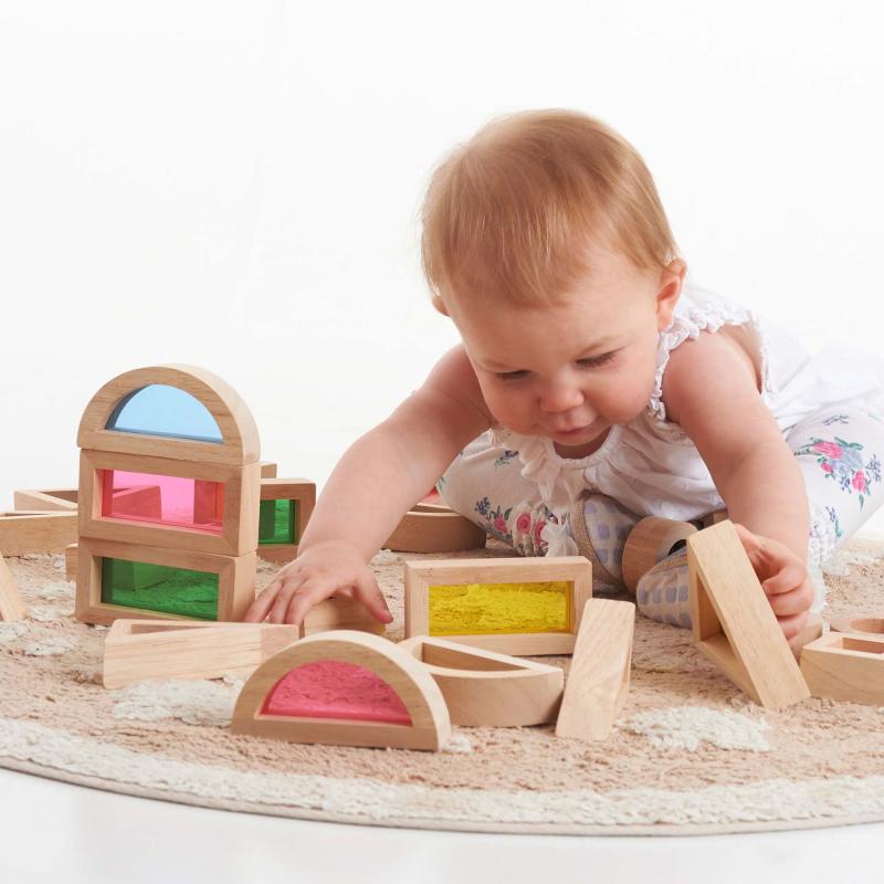 Rainbow Block Set - Pk24, Learning SPACE