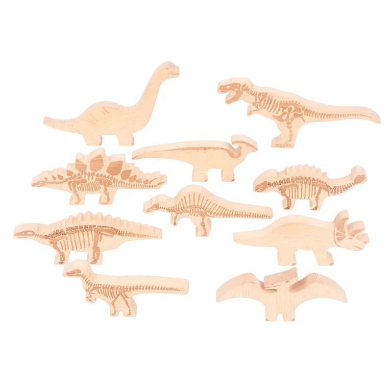 Dinosaur Wooden Blocks, Learning SPACE
