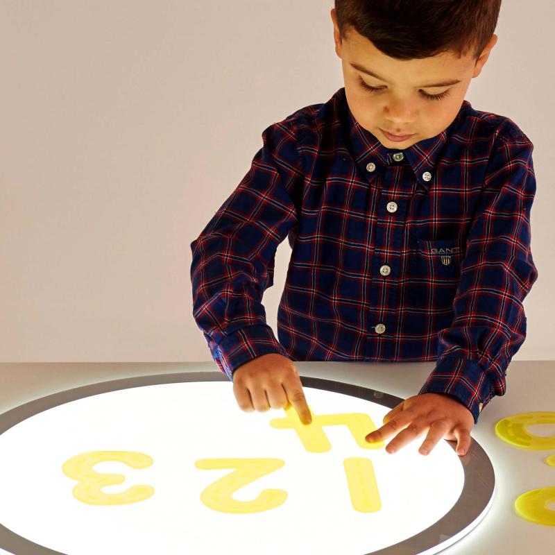 Silishapes® Trace Numbers Yellow - Pack of 10, Maths Toys Learning SPACE