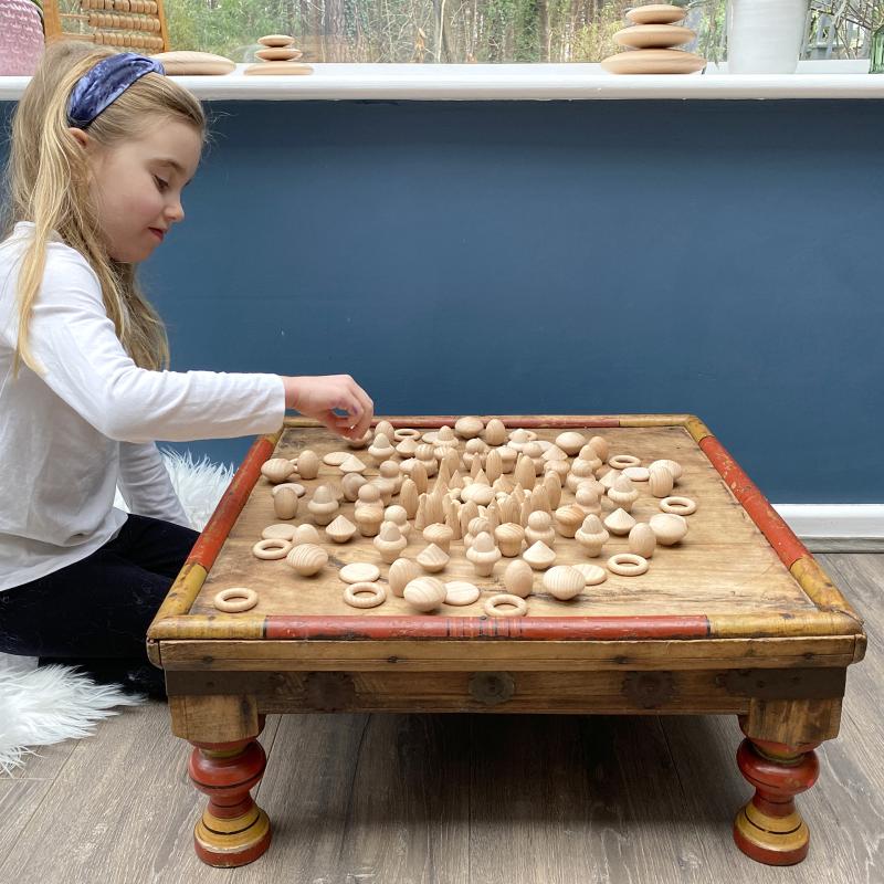 Wooden Treasures Natural Set - Pk120, Learning SPACE