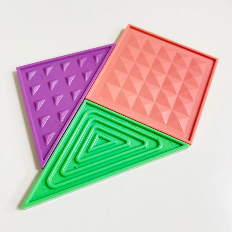 Green-n-Learn Sensory Tangram Classroom Set, Maths Toys Learning SPACE