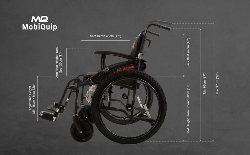 MobiQuip All Terrain SP Wheelchair