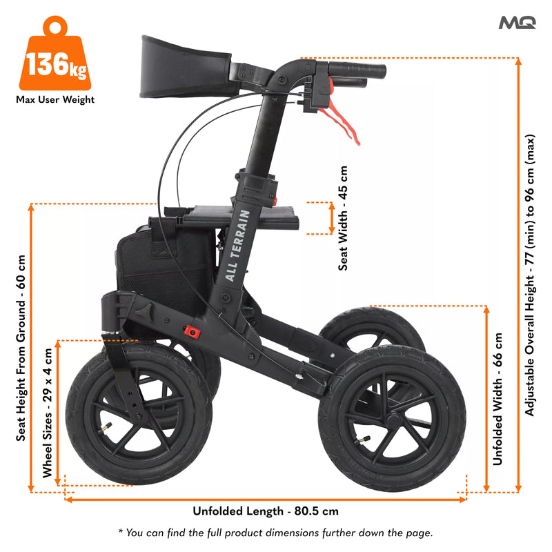 MobiQuip All Terrain Rollator